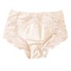 thumbnail image 4 of Gibobby Pantaletas mujer Nueva ropa interior de encaje sexy Ropa interior grande de cintura alta triangular para mujer(Beige,XL), 4 of 4