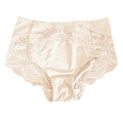 Wotryit Womens Underwear Women's Lace Underwear Large High Waist Large Underwear Panties for Women XXL