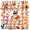 4A, variant on cartoon Fox Cake Stickers Stickers, Waterproof Fox Cake Stickers Sticker for Water Bottle Laptop Phone Cases Planner Skateboard Luggage Helmet Party Favor Decor, Ideal for Adults Teens Teacher Rewards