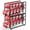Black, variant on Soda Can Dispenser Organizer Storage Rack, 2 Pack Stackable Beverage Soda Can Organizer Holder for Refrigerator, Cabinet, Pantry -Black