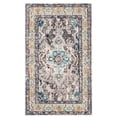 thumbnail image 3 of SAFAVIEH Accent Rug 3x5 - Monaco Collection - Traditional Design, Grey & Light Blue, Ideal for Living Room, Bedroom, Dining Space, Entryway, Bathroom, Bedside, 3 of 11