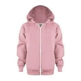 thumbnail image 6 of lnmuld Girls Outfits Two Piece Solid Color Girls Long Sleeve Zip Up Hooded Pullover and Jogger Pants Soft Casual Winter Athletic Playwear Comfy Outfit Set for Youth Size:11-12 Years, 6 of 8