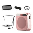 thumbnail image 1 of Milaget Portable Voice Amplifier Booster Megaphone w/Microphone Headset Rose Gold, 1 of 9