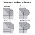 thumbnail image 3 of Fundas de ajuste perfecto para una apariencia renovada Protectores elásticos para brazos de sofá y silla, 3 of 5