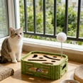 thumbnail image 4 of Cat Nail File Enrichment Interactive Cat Scratcher Puzzle For Indoor Cats Nail File Scratcher For Grooming Play Cat With Wand And (2 Styles) Dog Small Breed Puppy Rope Indestructible Squeaky Dog, 4 of 4