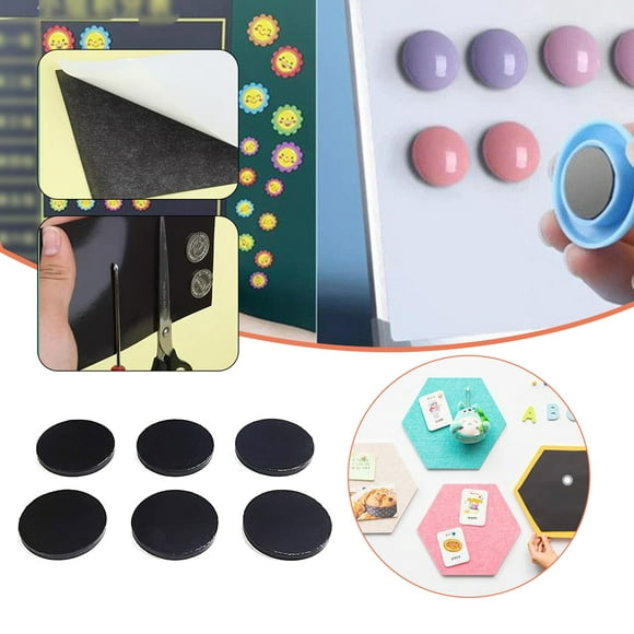 & Craft Round Stickers Set for Advertising Teaching and Projects — Oily Rubber Soft Labels Theme Easily Cut to Fit