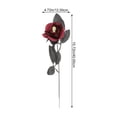 thumbnail image 2 of 10pcs Halloween Fano Rose Rose Rose artificial decorativo con cráneo para la fiesta de Halloween HOMEMAXS 14425158-MX, 2 of 6