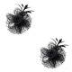 thumbnail image 4 of Sonducket Tocado de boda con flores para el pelo, exquisito adorno europeo para ahorrar espacio, colgante de cabeza de compromiso nupcial Type1 NO1, 4 of 6