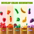 thumbnail image 2 of Joyfy 60 pcs Play Food Set for Kids Kitchen, Colour Sorting Toy Food for Boys & Girls, Pretend Play Fake Food Toy for Toddlers, 2 of 8