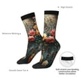 thumbnail image 4 of Pofeuu Floral Dreamcatcher Elegance Print Crew Socks, Adult Running Hiking Socks for Youth and Adult, 4 of 6