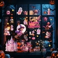 thumbnail image 3 of MYFLOCY Halloween Glass Window Stickers Pink Castle Home Decorations, 3 of 6