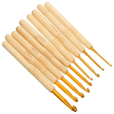 9 Pcs Crochet Space Marker Gift for Knitters and Lovers Fine Workmanship Hooks