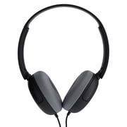 onn On-Ear Headphones with 3.5 mm Connector, Black