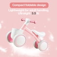 thumbnail image 6 of Baby Balance Bike for 1 Year Old 12-36 Months, 4-Wheel Toddler Bike Adjustable Seat Training Wheels, Birthday Gifts Boys Girls, Pink, 6 of 6