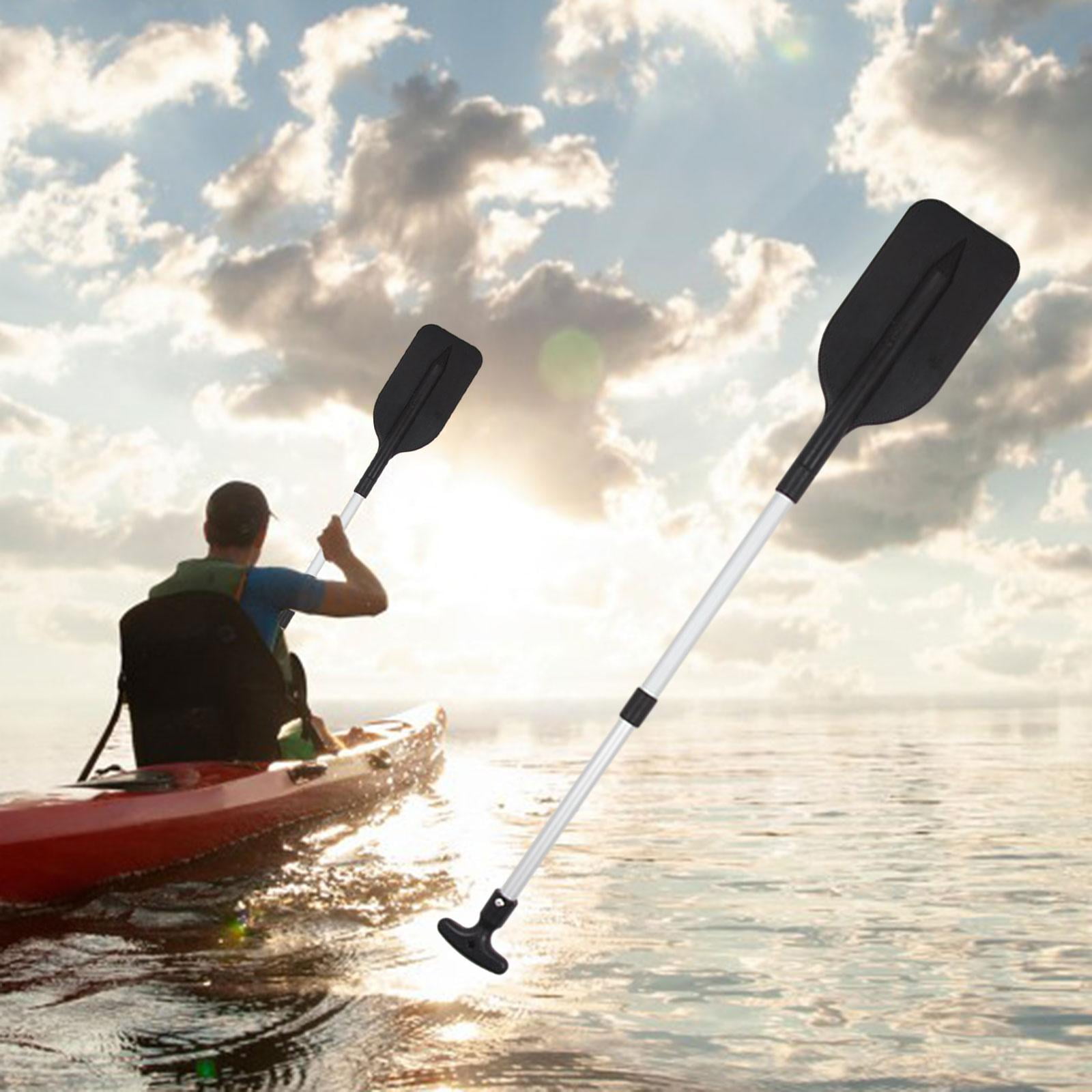 DimyFew Kayak Paddle Beginners Boating Enthusiast Lightweight Boat Oars for Ribbed Blade Black