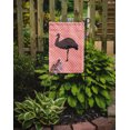 thumbnail image 2 of Carolines Treasures BB7922GF Emu Pink Check Garden Flag, 2 of 3