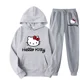 thumbnail image 3 of Sudaderas y tops deportivos de dibujos animados de Hello Kitty para hombres y mujeres, sudaderas con capucha para parejas, trajes de moda de primavera y otoño 2024, 3 of 5