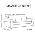 thumbnail image 6 of Joqmia Small Check Jacquard Sofa Cover - Super Stretch, Pet Proof & Non Slip for Sofa, 6 of 6