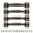 Red bronze, variant on PatungKu Pack Of 4 Iron Handles for Wood Fence Gates Metal Furniture Knob Home Hardware