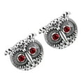 thumbnail image 4 of 1 Pair Owl Shape Cufflinks Animal Cuff Links Button for Men Business Shirts Suit, 4 of 9