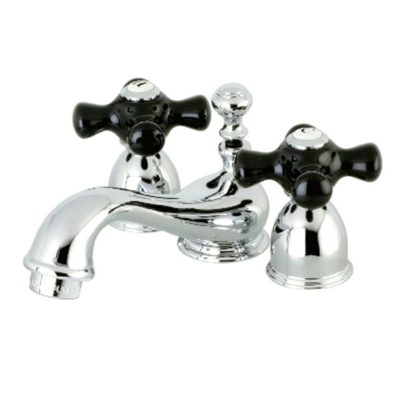 Kingston Brass KS3951PKX Mini-Widespread Bathroom Faucet, Polished Chrome
