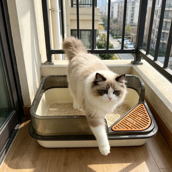 QuickFlatten Automatic Cat Litter Box