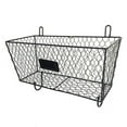 thumbnail image 4 of 3pcs Wire Letter Mail Mount Metal Rack Basket Vintage Triple Organizer Black, 4 of 6