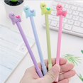thumbnail image 1 of 4pcs Cartoon Animal Alpaca Pen Neutral Pens Kids Stationery Gifts for School Office Writing Supplies(0.5 Mm), 1 of 4