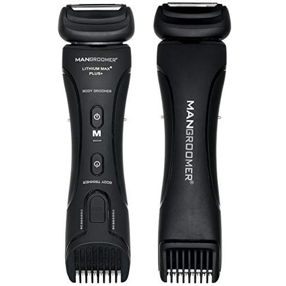 MANGROOMER Lithium Max Plus Body Groomer: Ball Groomer:Body Trimmer: Electric Groin Hair Trimmer with Free Bonus Foil Included