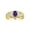 Amethyst, variant on Men's Rings 14K Yellow Gold Classic 7X5MM Oval Gemstone & Diamond Ring Pink Ice October Birthstone Rings For Men Size 10