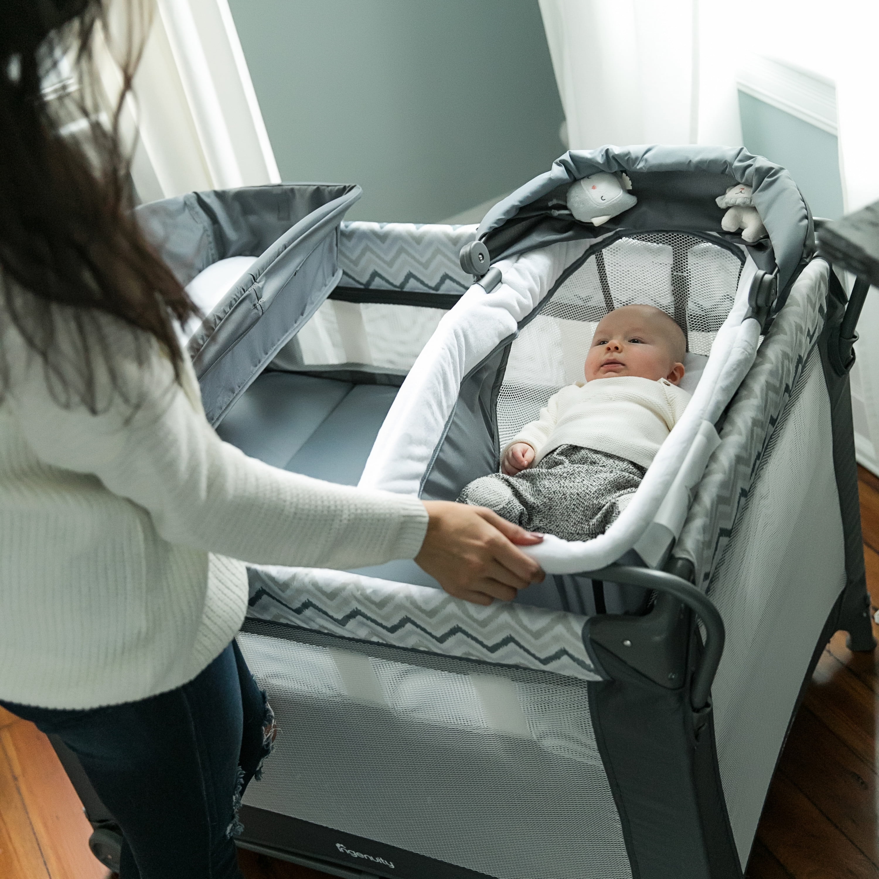 ingenuity smart and simple playard walmart