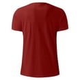 thumbnail image 3 of Iaqnaocc Usa 4th Of July Shirts for Men Short Sleeve Usa American Flag Patriotic 250th Anniversary Usa Flag American Crew Neck Big and Tall T-Shirt Red 3XL, 3 of 3