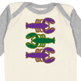 thumbnail image 4 of Inktastic Mardi Gras Celebration Funny Crawfish Boys or Girls Long Sleeve Baby Bodysuit, 4 of 5