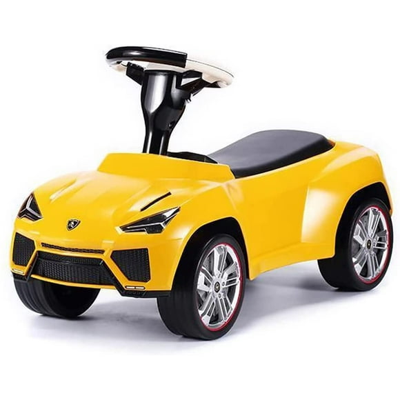 Voltz Toys Lamborghini Urus Concept Rastar Baby Walker Pedal Racer Car Foot to Floor Kids Ride On Car (Yellow)