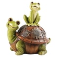 thumbnail image 1 of Adorno de jardín Sunnimix estatua al aire libre Rana tortuga, 1 of 8