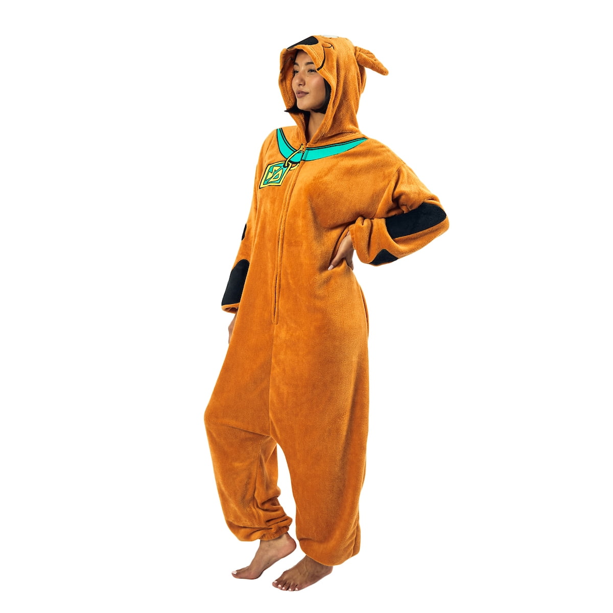 Scooby Doo Adult Onesie Costume Kigurumi Union Suit With Hood-XL