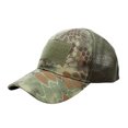 thumbnail image 2 of Clearance! Yigetop Baseball Hat Male Female Neutral Summer Camouflage Grid Baseball Caps Dome Adjustable Hat Visors Army Green, One Size, 2 of 3