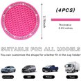 thumbnail image 2 of Yazoeia 4 PCS Bling Car Cup Coaster, 2.75 Inch Anti-Slip Anti-Scratch Cup Holder Insert Coaster, Sparkling Crystal Rhinestone Auto Cup Mat, Universal Interior Car Accessories (Rose Red), 2 of 6