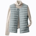 thumbnail image 2 of Idoravan Womens Outwear Warm Vest Womens Outwear Vest Fashion Women Winter Warm Wadded Style Down Coat Tank Siolid Tops Jacket Women Clothes Womens Vest, 2 of 9
