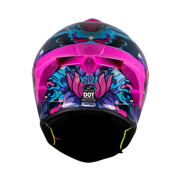 Casco Cerrado Para Moto Kov Koi Buster Rosa Walmart en linea