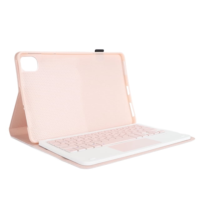 Pad 5 & 5 Pro Keyboard Case 280mAh Battery, Adjustable Stand, Touchpad with 80 Hours Operating Hours for Pencil Detachable Protective Cover