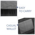thumbnail image 3 of RUNROTOO Cartera De Cuero Sintético Para Con Ranuras Para Tarjetas Y, 3 of 6