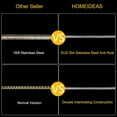 thumbnail image 3 of Qucyy 100-Inch(8ft) Shower Hose 304 Stainless Steel Extra Long Shower Hose Replacement Handheld Shower Head Hose Extension, 3 of 5