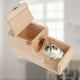 thumbnail image 5 of Cómoda Casa Para Hámster, Casa Para Hámster De Madera, No Tóxica Para Ardillas, Ratas Y Jerbos ANGGREK No, 5 of 7