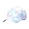 thumbnail image 2 of Cethrio Kids Girls Baseball Hats, Beach Summer Adjustable Sun Protection Baseball Caps Multicolor Size 4-10 T, 2 of 3