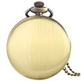 thumbnail image 4 of ZOLOHONI Quartz Pocket Watch with Chain Luminous Uncovered 46mm Bronze Men's Womens Fob & Pocket Watches, 4 of 6