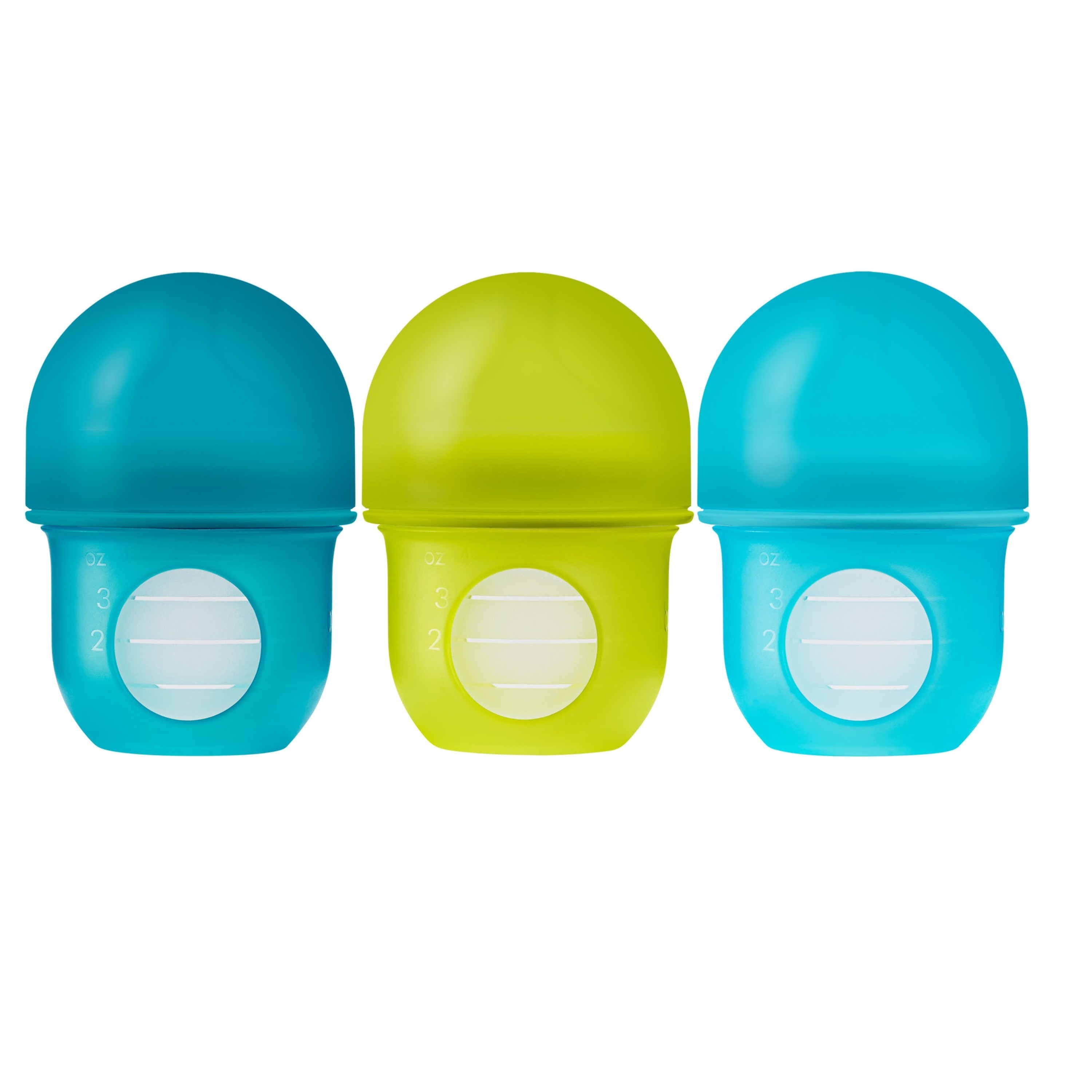 Boon Nursh Silicone Pouch Baby Bottle 4oz 3-Pack photo 3