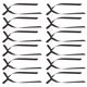 thumbnail image 1 of Hytrove 80Ud Decoraciones De Pastel Con Negros Para Fiestas Y Bodas, 1 of 8