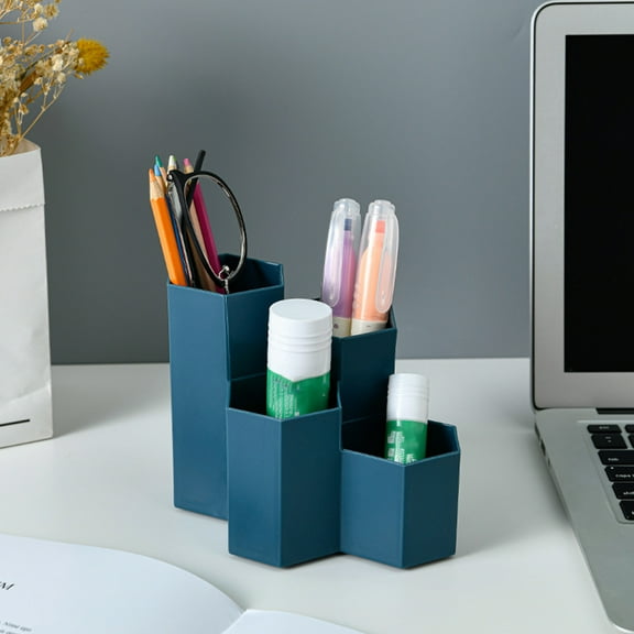 kkbbma under $5 Pencil Holder Pens Cup Pencil Organizer Cute Desk Accessories & Workspace Organizers for Office/Home