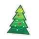 thumbnail image 5 of Esponja de limpieza de uso general con estampado de dibujos animados árbol de Navidad, 5 of 8